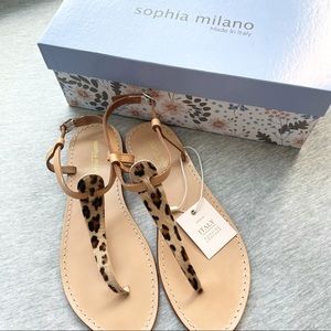 sophia milano Leopard Sandal